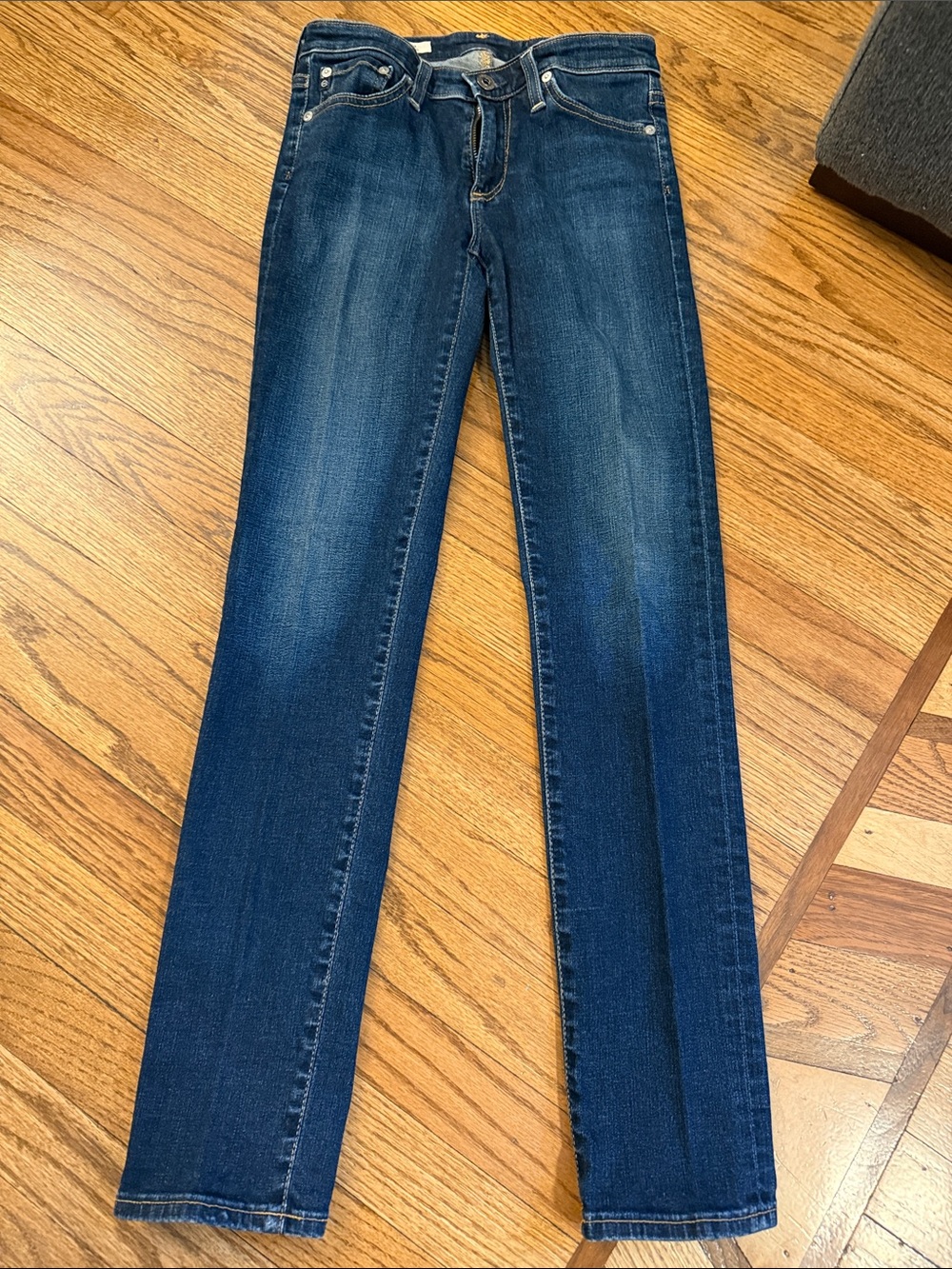 Ag Adriano Goldschmied Dark Blue Denim Jeans
